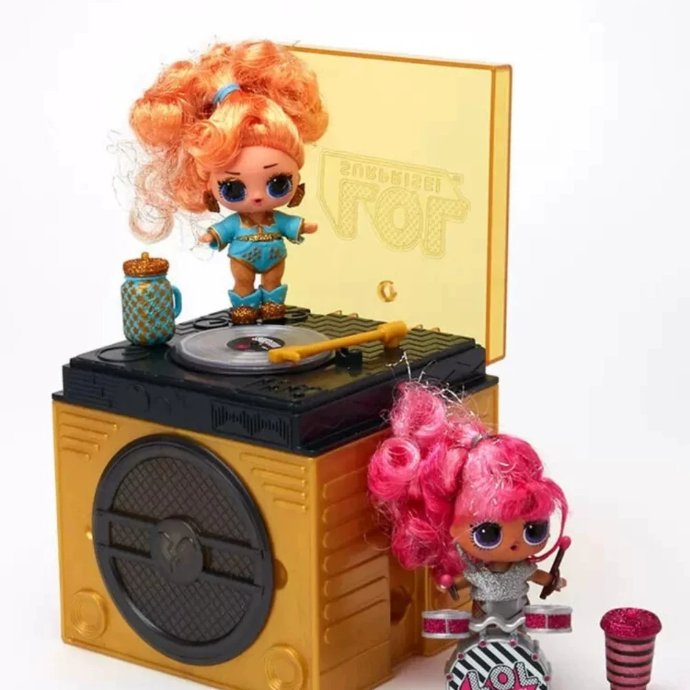 MGA LOL Surprise Remix Hair Flip Doll Music Play Box Mini Fashion Doll With Detachable Collectible Toy Gift Desktop Display