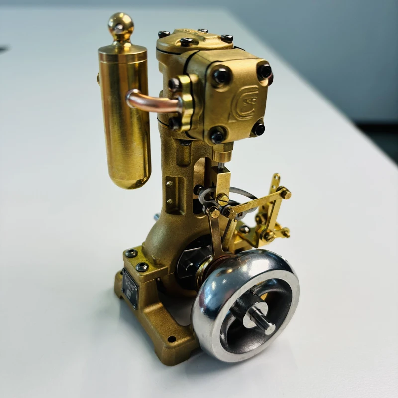 RW-BL1K محرك بخاري اسطوانة واحدة لتقوم بها بنفسك غلاية التدفئة محرك قارب البخار لعبة معدنية #3