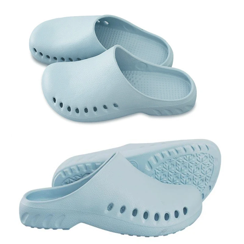 Professional Women Slippers Surgical Shoes Hospital Operating Room Slippers Laboratory Nursing Clog Medical Shoes Anti-slip Flat