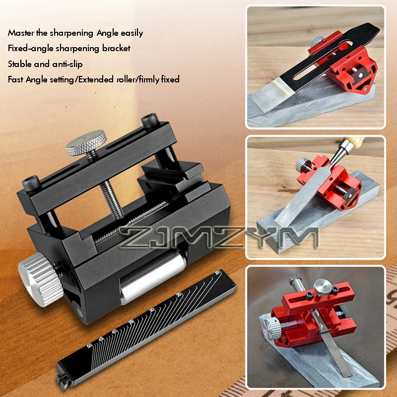 Manual Knife Sharpener Metal Wood Chisel Abrasive Tools Sharpening Blades Tool Honing Chisel Fixing Bracket Woodwork Sharpener