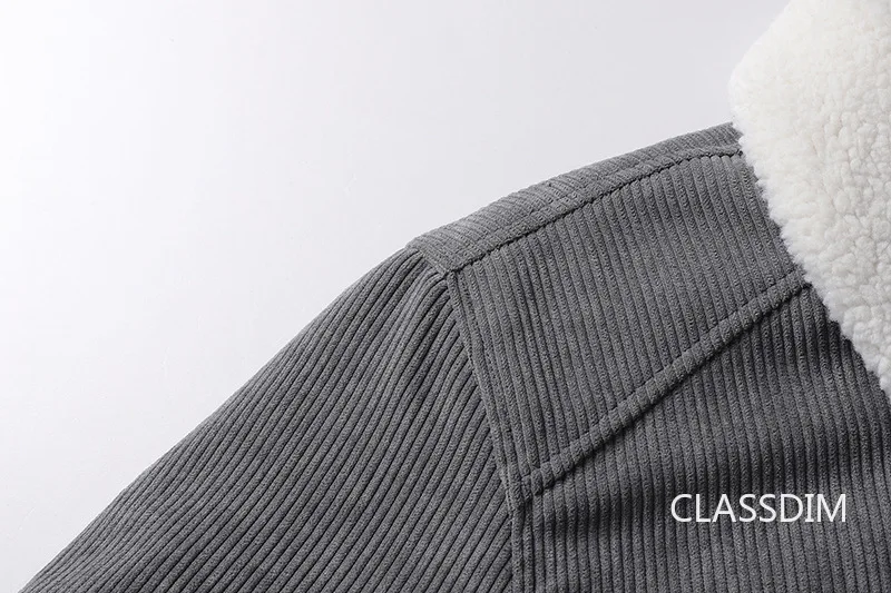 Men Corduroy Winter Coats Fleece Down Jackets Casual Jaquetas New Fashion Male Thicker Warm Parkas Short Winer Jackets Size 5XL