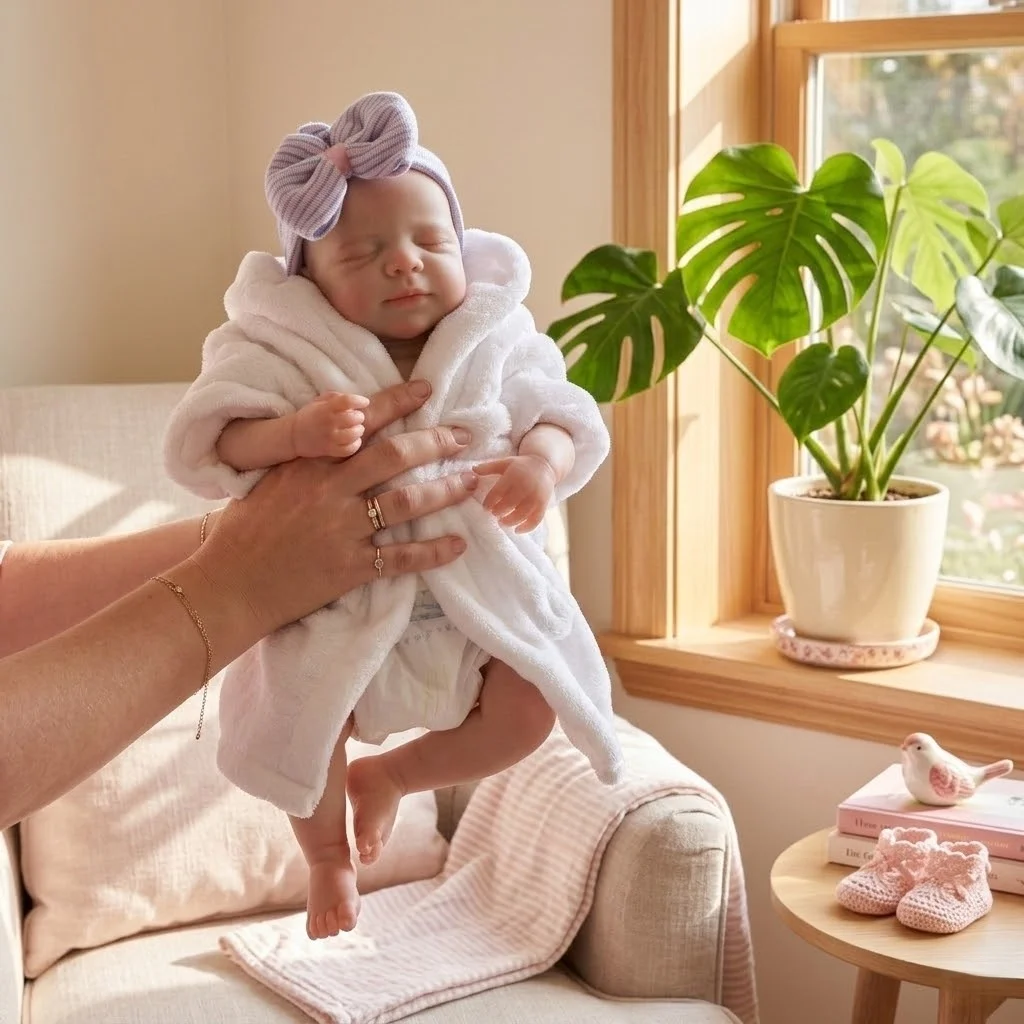 

45CM Open Mouth Pascale Bebe Girl Reborn Dolls Full Body Soft Silicone Newborn Baby Doll Toys For Kid's Gifts Cute Reborn Dolls