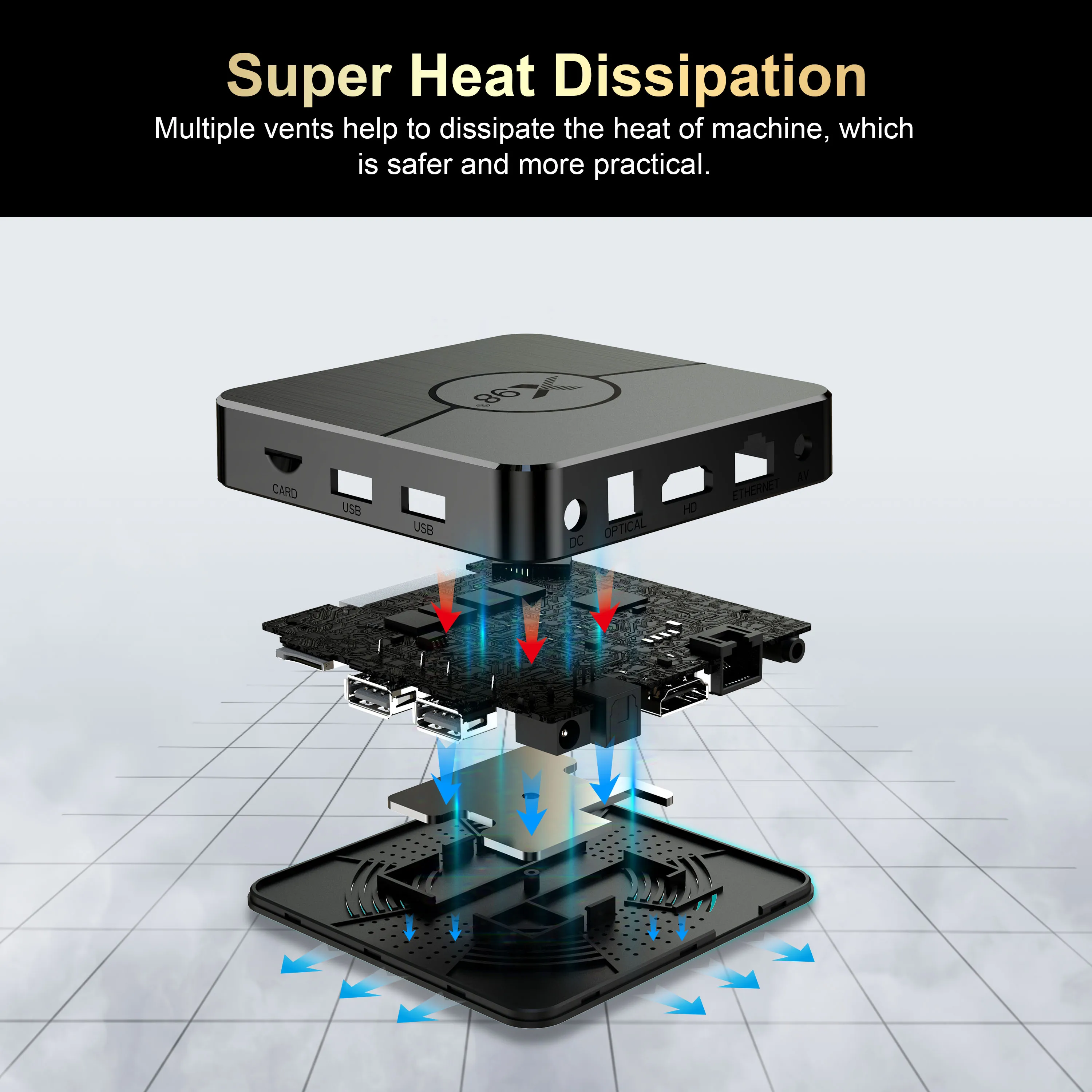 X98Plus Android 11.0 TV Box Amlogic S905W2 رباعي النواة 100M LAN 4K 2.4G 5G Dual Wifi Media Player X98Plus Smart Set Top Box #5