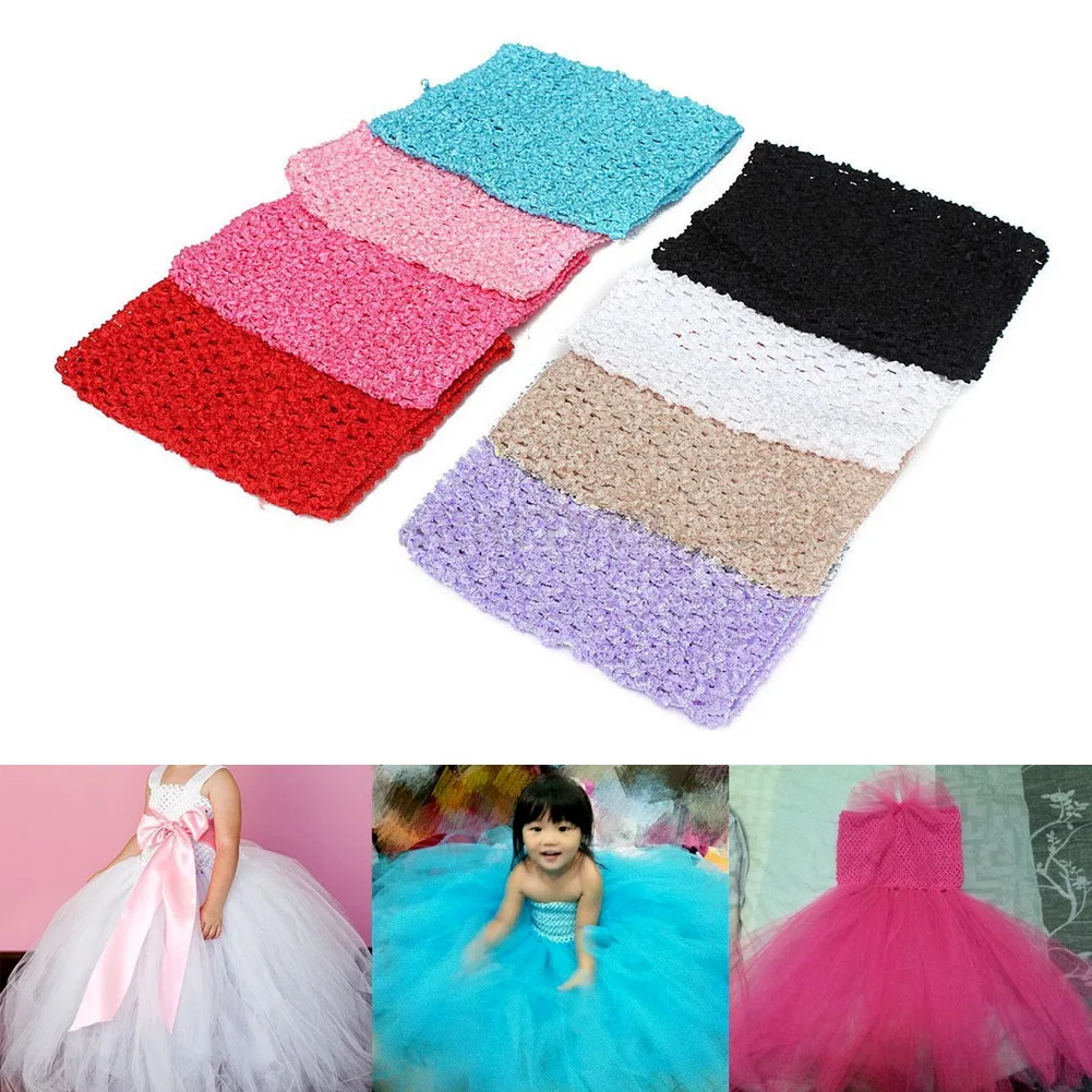 

9 Inches Children 20x23cm Handmade Wrapped Chest Elastic Girl Crochet Skirt