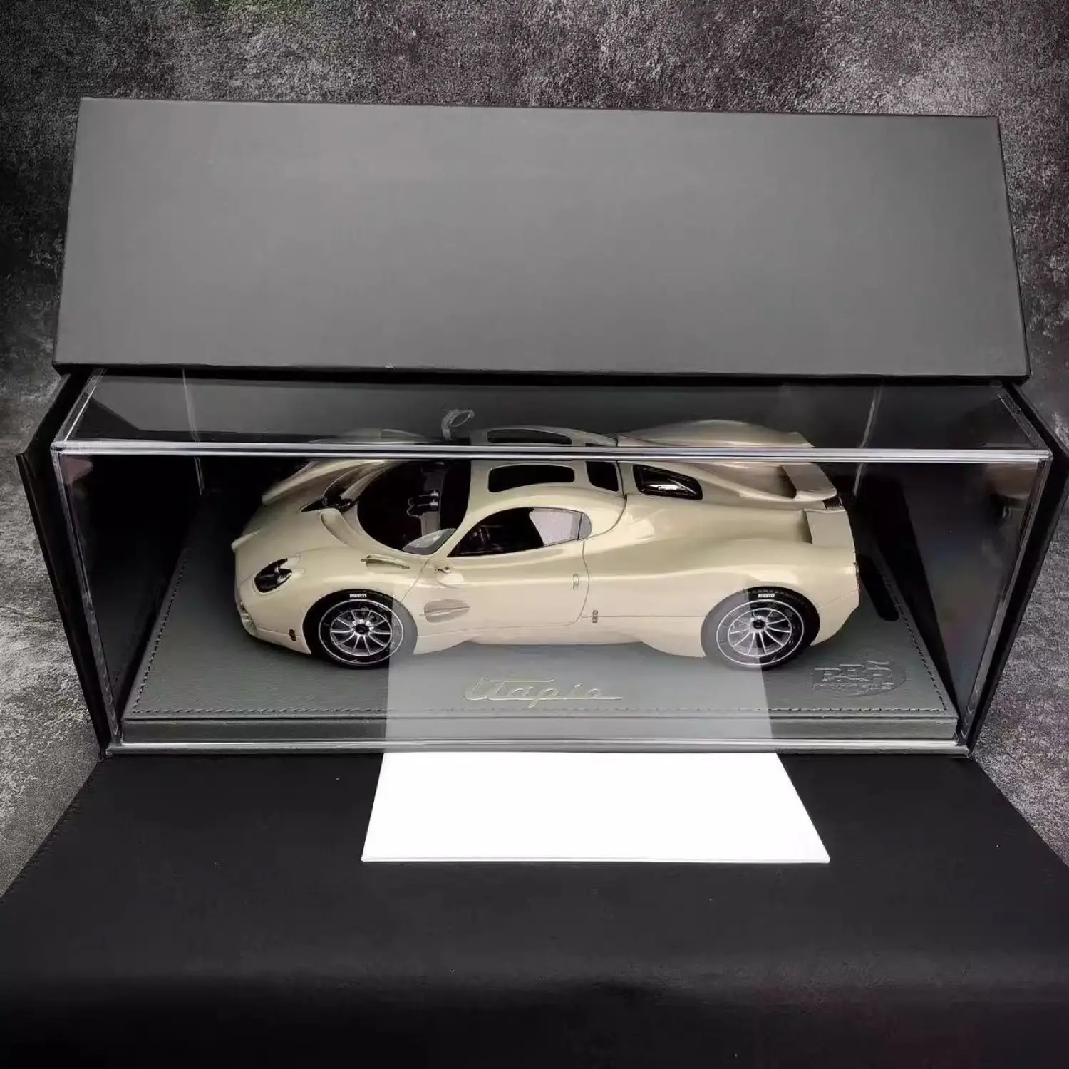 BBR1:18 Pagani утопия, серая модель из смолы ринасцинка P18223