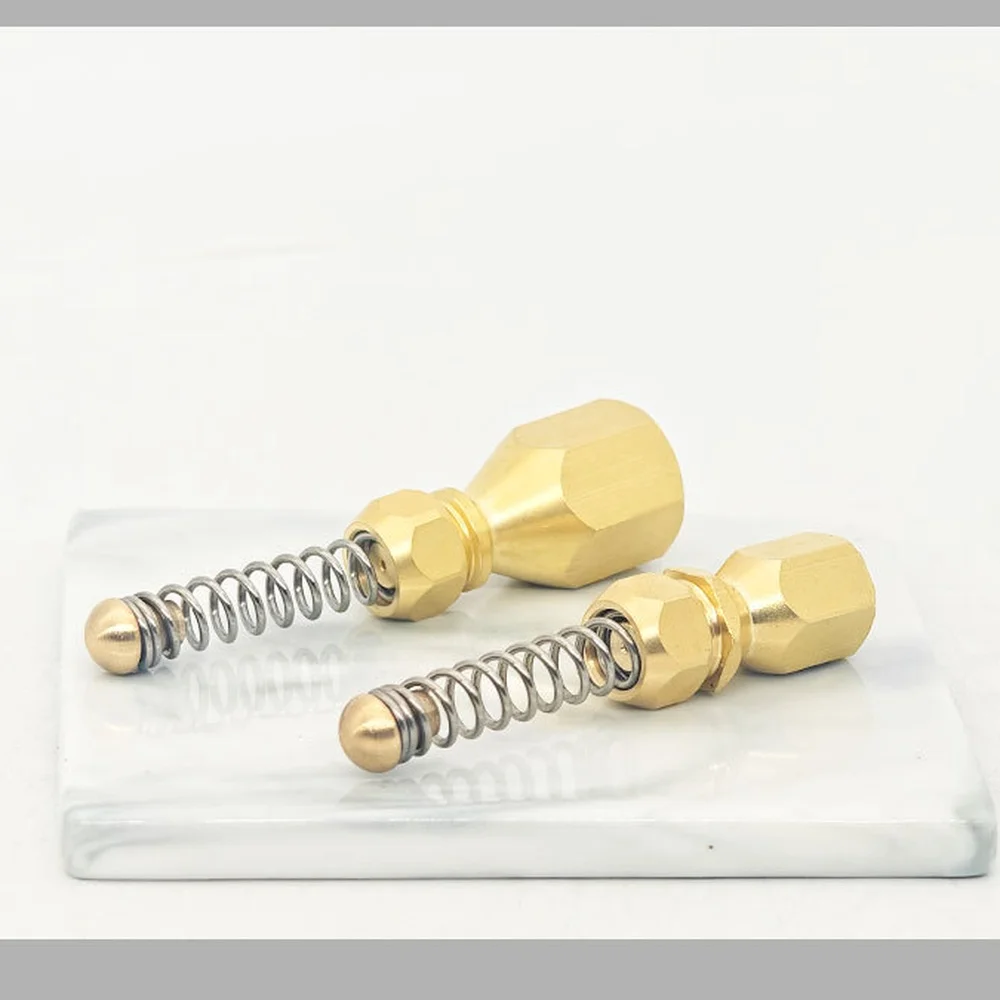 High Pressure Sewer Jetter Sprayer Nozzle Durable Copper Dredge Head For Drainage Pipe Cleaning Washer Equipment