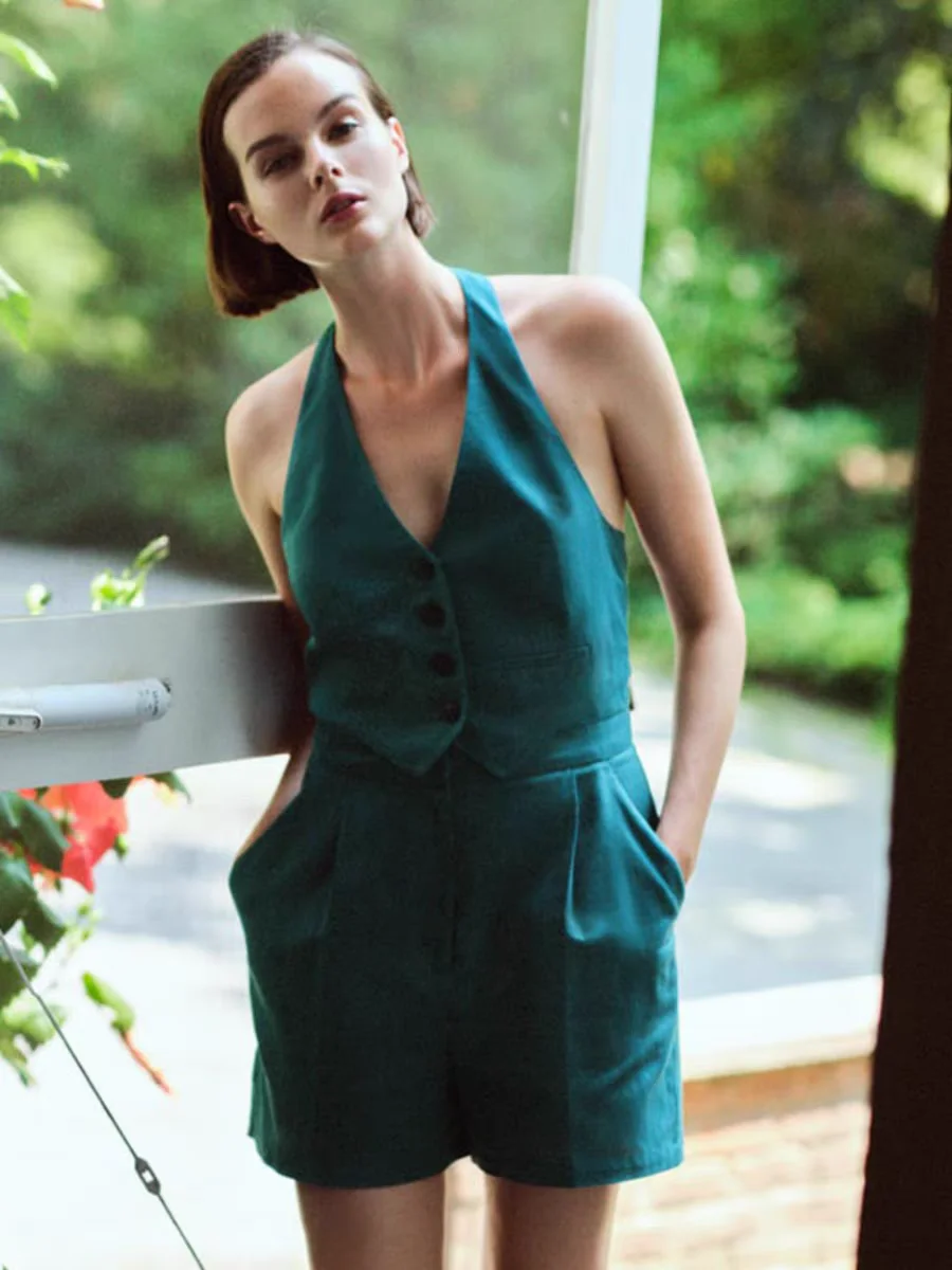 

Ele Slim Fit Купальник подружки невесты для поездок на работу Sle с высокой талией или брюки Bal Neline Лето Новое поступление