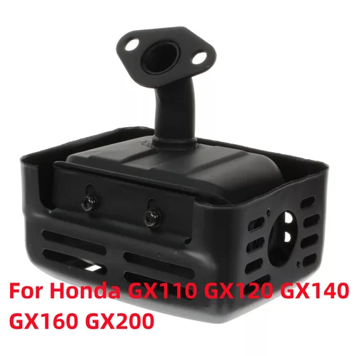 Silenciador de escape para Honda GX110 GX120 GX140 GX160 GX200, piezas de motor de automóviles, silenciadores de escape, piezas de repuesto
