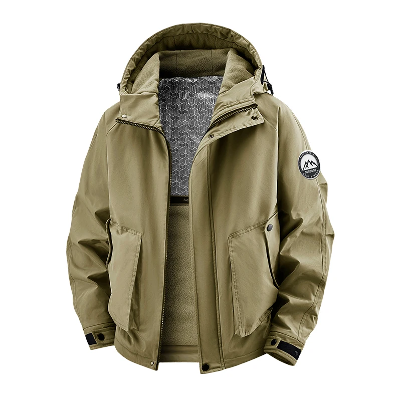 

Men's Workwear Cotton Jaet 2025 New Winter Cosite Fce Cotton Clothes Warmth Insulation Cotton Jaet Loose Fit Hooded