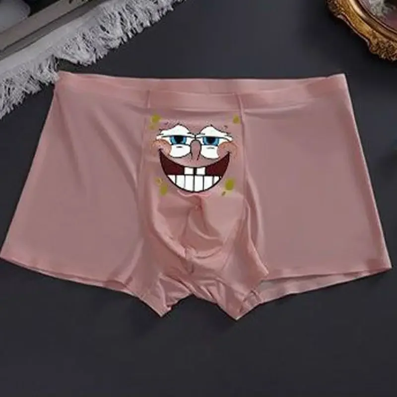 سبونجبوب لطيف الكرتون الأزواج الملابس الداخلية باتريك ستار عشاق مريحة السروال الرجال الملاكمين الرجال مثير النساء سراويل الملاكمين #6