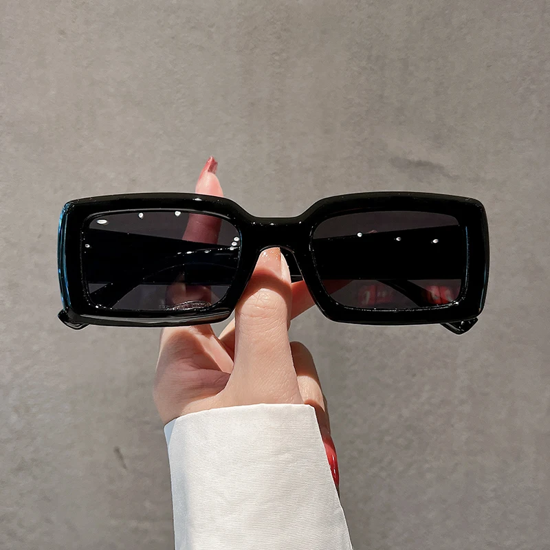 KAMMPT Retro Rectangle Sunglasses Women Fashion Square Gradient Candy Color Shades Sun Glasses Brand Design UV400 Female Eyewear