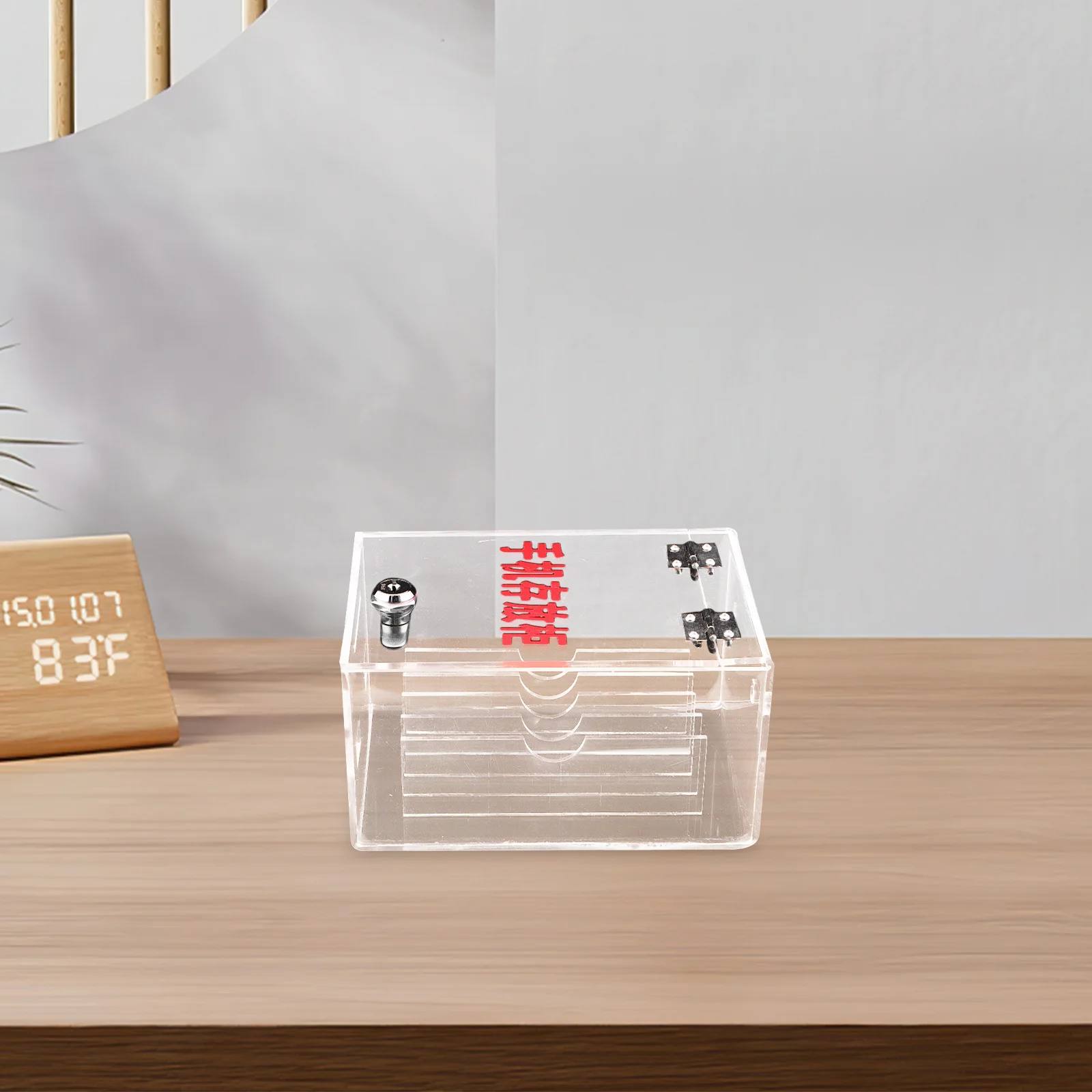 

Large Capacity Acrylic Cellphone Storage Box Lockable Transparent Mobile Phone Locker Organizer for Home Office Classroom Secure