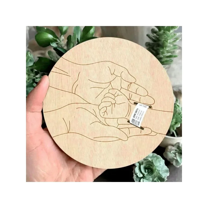 

Newborn Hospital Engraved Keepsake Holder Personalized Baby Gift Memorial Pregnancy Wristband For Mother's Day & Father's Day