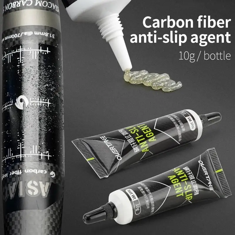 Carbon Fiber Anti Slip Agent For Seatpost Handlebar Frame Stem Carbon Fiber Surfaces Protection Accessory Bike Grease 10G