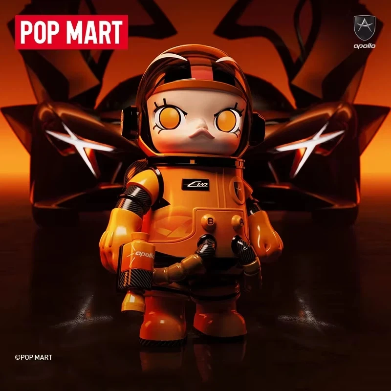 

Новая коллекционная фигурка Popmart Mega Space Molly 400% Apollo Series, ручная работа, украшение для комнаты, игрушка, праздничный подарок-сюрприз для коллекционеров