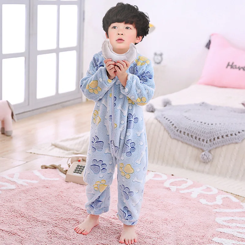 New Baby Girls Boys Romper Autumn Winter Flannel Bodysuit Creeper Cute Pattern Zipper Jumpsuit Infant Warm Clothes 2-4 Years