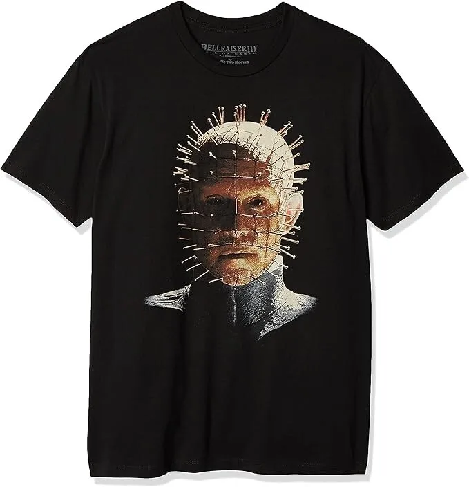 تي شيرت فيلم Hellraiser - تي شيرت فيلم Pinhead - رسمي جديد