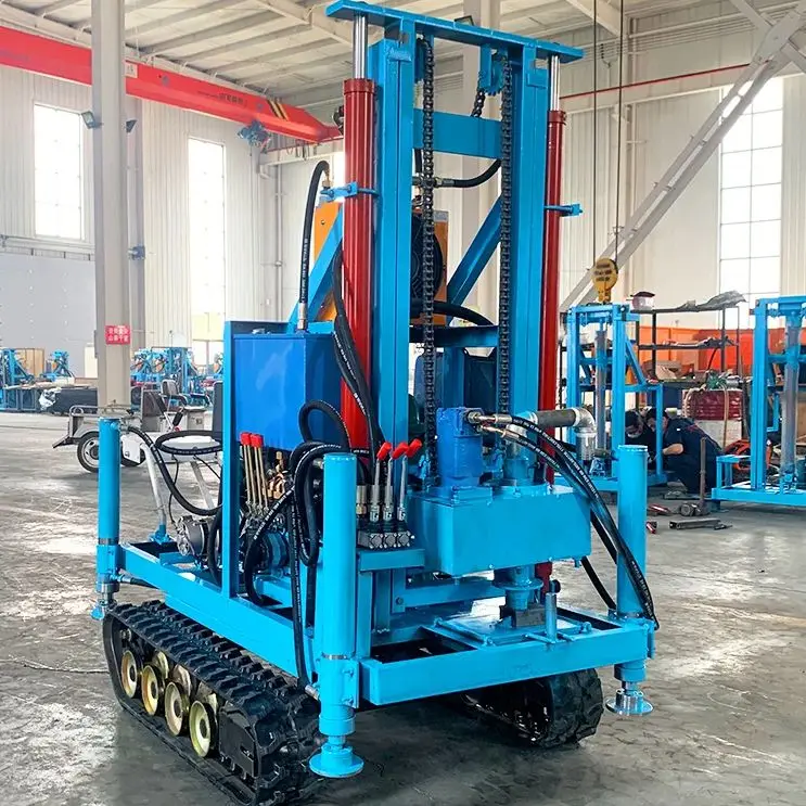 

Customized Portable Diesel Water Well Drilling Rig 22-35HP 100-180m Hydraulic Wheeled Crawler