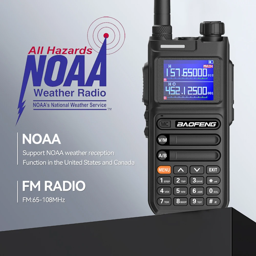 Baofeng UV-26 اسلكية تخاطب طويلة المدى 12 واط عالية الطاقة اللاسلكية نسخة تردد متعدد العصابات 2 طريقة هام راديو 999CH UV26 جهاز الإرسال والاستقبال #6