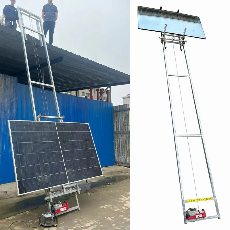 

【Best-selling】Multifunctional Universal Electric Lift Platform Solar Panel For Cement Tile Bungalow New 220v Steel Construction