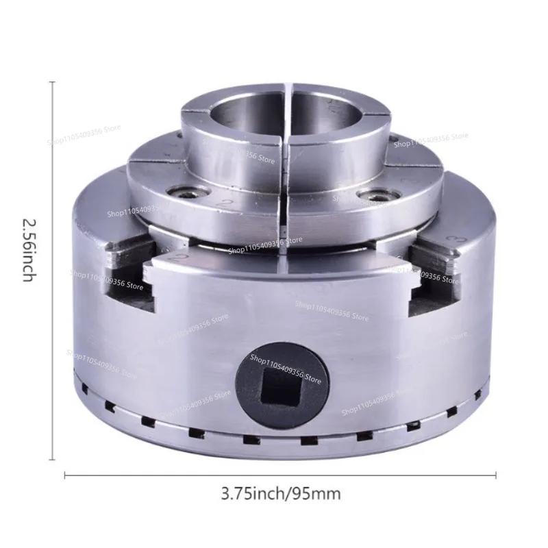 Self-centering Four-jaw Woodworking Chuck KP96 Clamping Outer Support Round Claw KP125 4 5 Inch Chuck 4-jaw Chuck