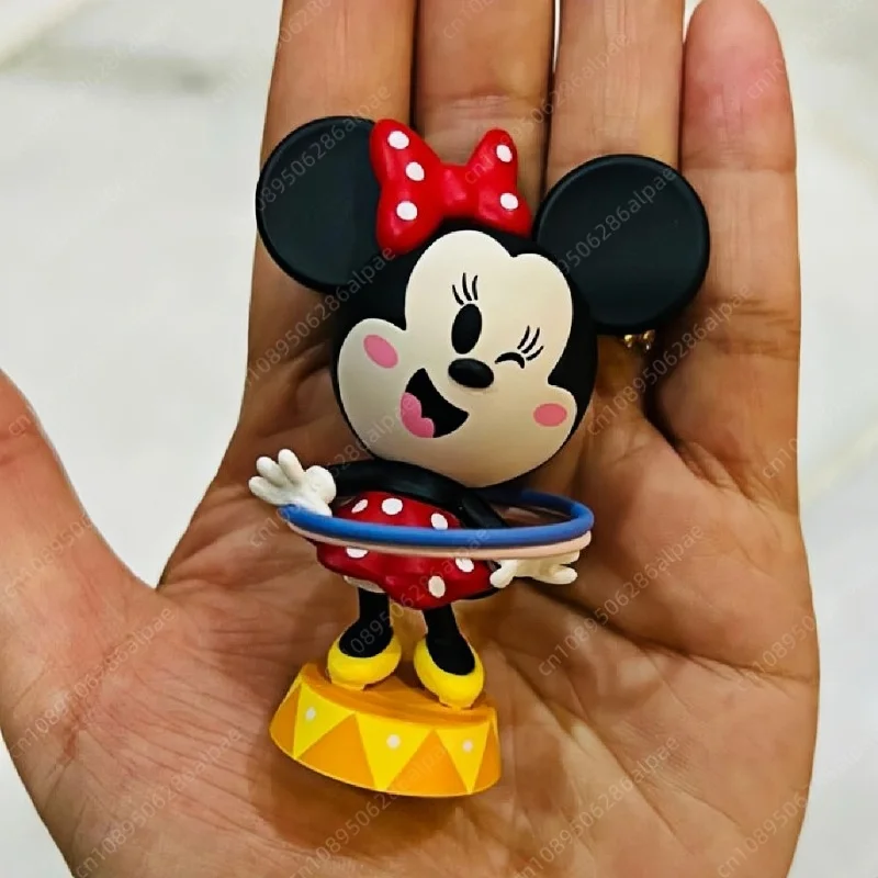 Hot Sale Genuine Blind Box Disney Mickey Family Series Circus Trendy Toy Cute Children'S Ornament Anime Handmade Christmas Gifts