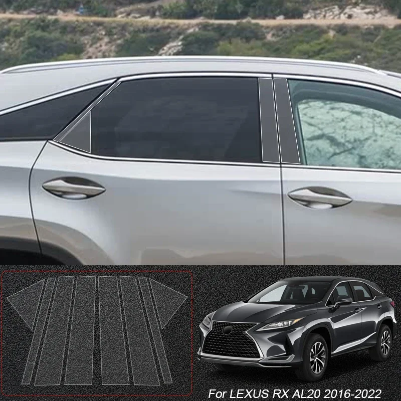 

B Pillars ТПУ Автомобильная защитная пленка Прозрачная наклейка на корпус Краска для LEXUS LM AW10 LS XF50 LX J310 NX AZ10 AZ20 RX RZ EB10 UX ES