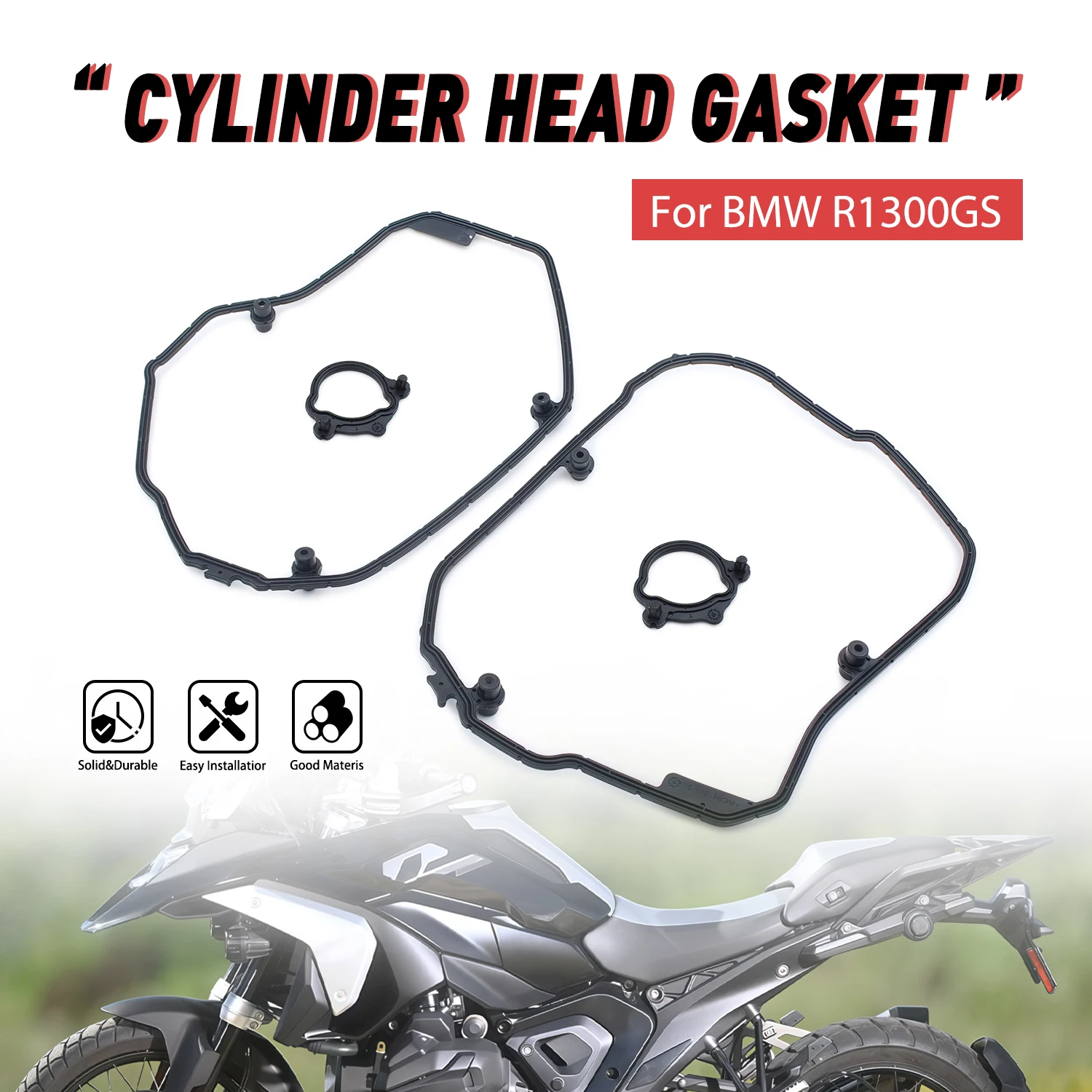 

For BMW R1300GS 2024 2025 2026 Motorcycle Engine Cylinder Head Valve Cover Gasket Set OEM Left 11121027893 Right 11121027894