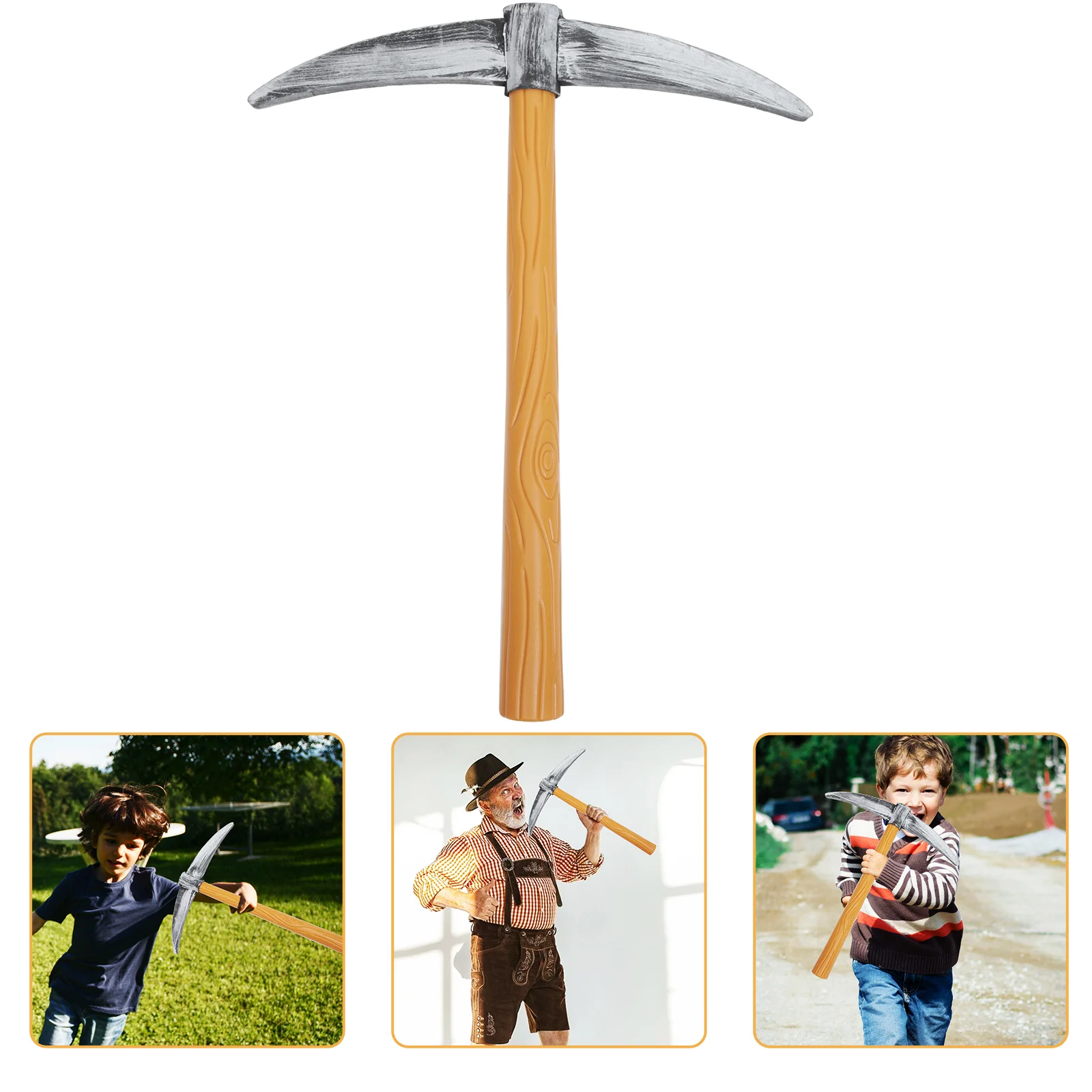 Toy Pickaxe Props Party Stage Performance Photography Unique Ornaments Decorative Fake Model Adornment Child