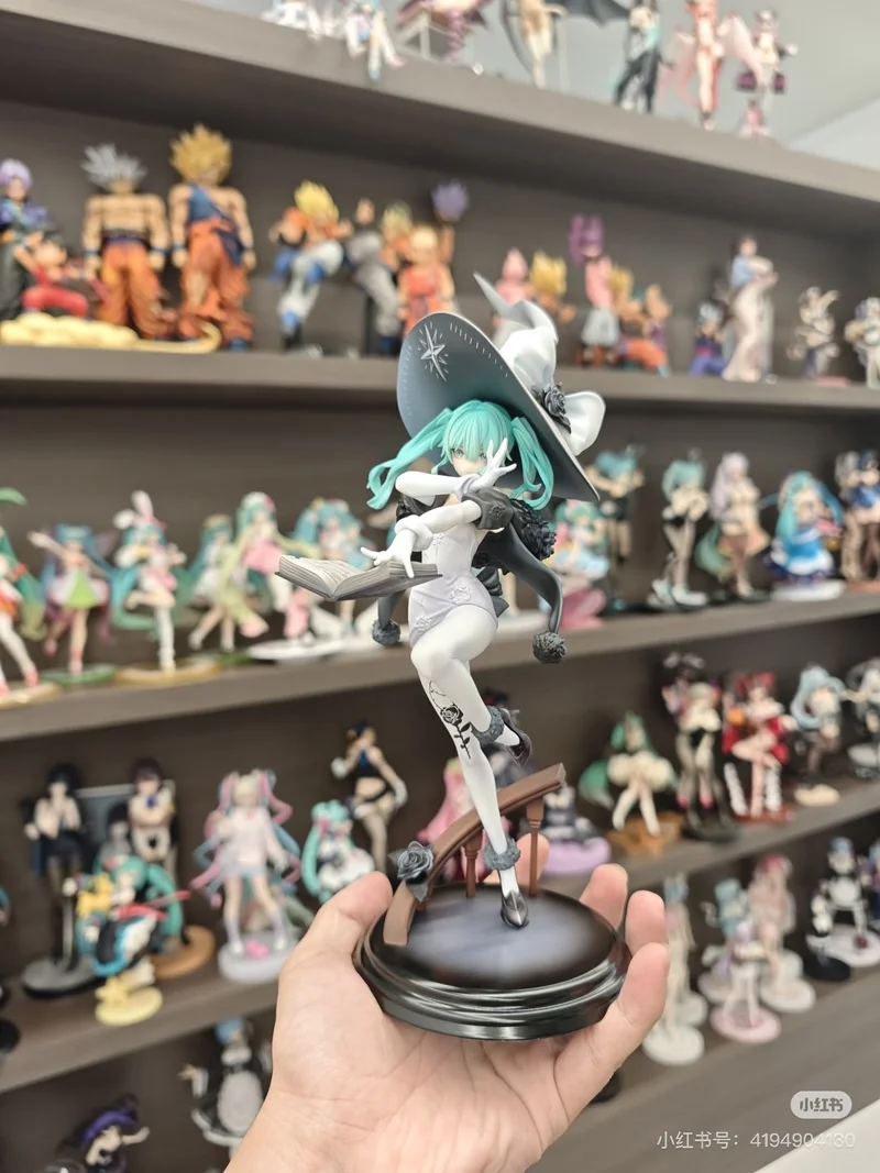 

In Stock Original Ribose Rise Up Hatsune Miku Figure Battle Witch Ver Action Figurine Anime Pvc Model Statue Toy Xmas Gift Decor