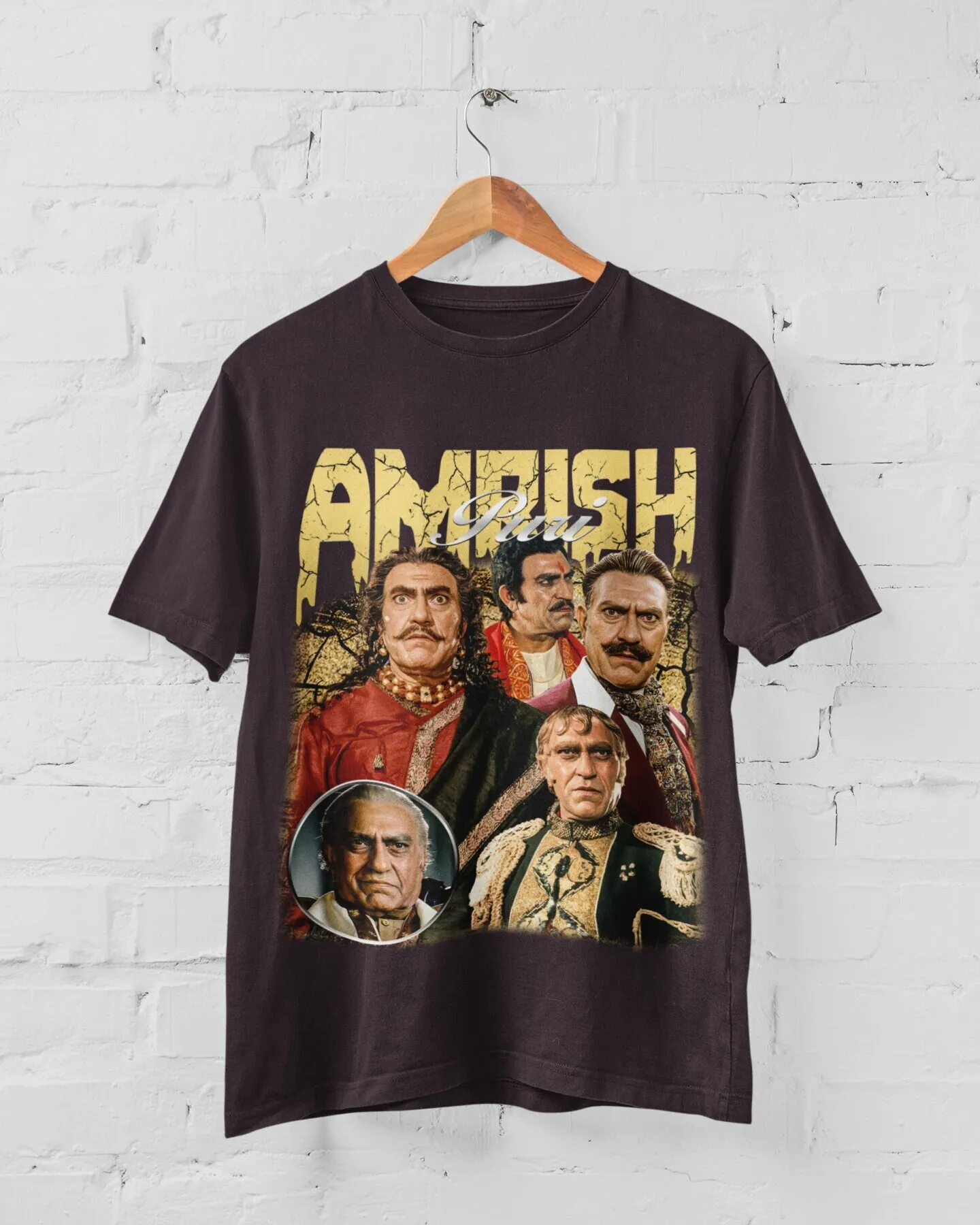 Amrish Puri T Shirt Mokambo Khush Huwa Bollywood Movies For Him Her Indian Desi