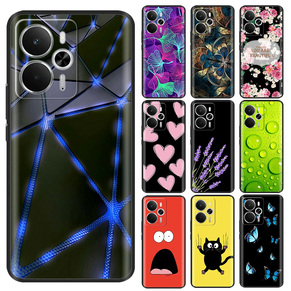 Telefon Gehäuse Für Realme 14 5G Fall Luxus Druck Weiche TPU Silikon Telefon Abdeckung für Realme 14 5G RMX5075 schutzhülle Realme 14