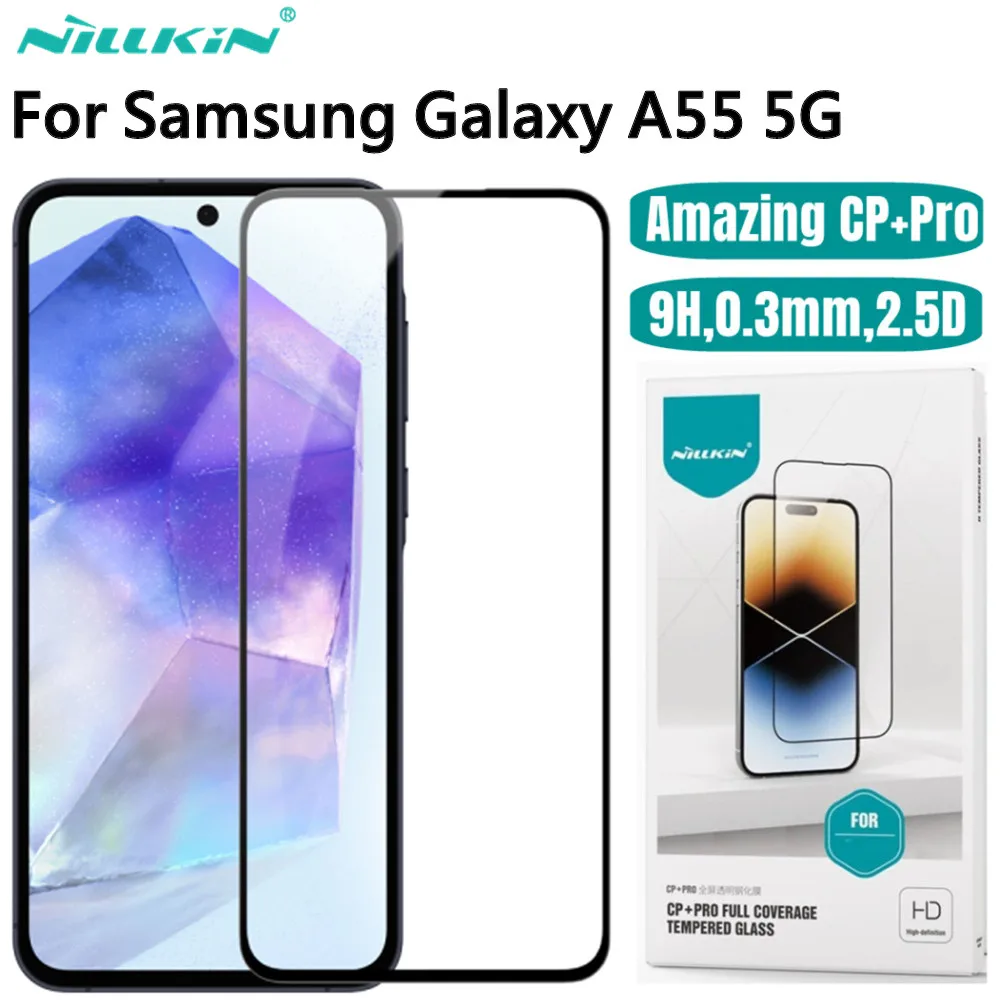 

Закаленное стекло Nillkin Amazing CP + PRO/H + Pro 2.5D для Samsung Galaxy A55