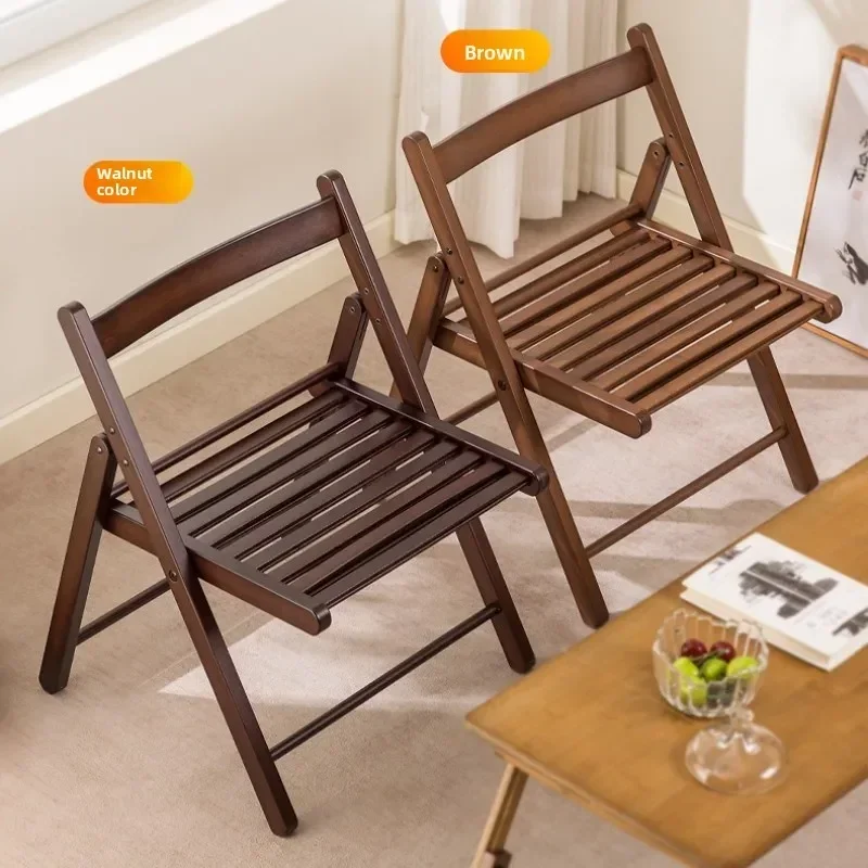 Multifunctional breathable and durable installation-free folding dining chair computer breathable chair rattan chair study chair
