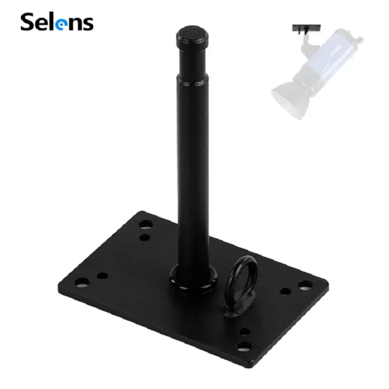 Selens 6/12/16cm Pin Plate Wall Ceiling Mount Mini Lighting Wall Holder Photo Studio Kits Wall Bracket Photography Accessories