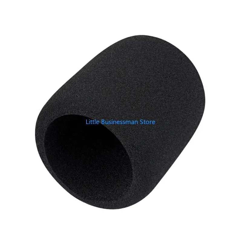 Podcast-Mikrofon-Windschutz für ATR2500X-USB, schwarze Mikrofon-Schaumstoffabdeckung mit Slip-On-Passform, weichere – Detail 8