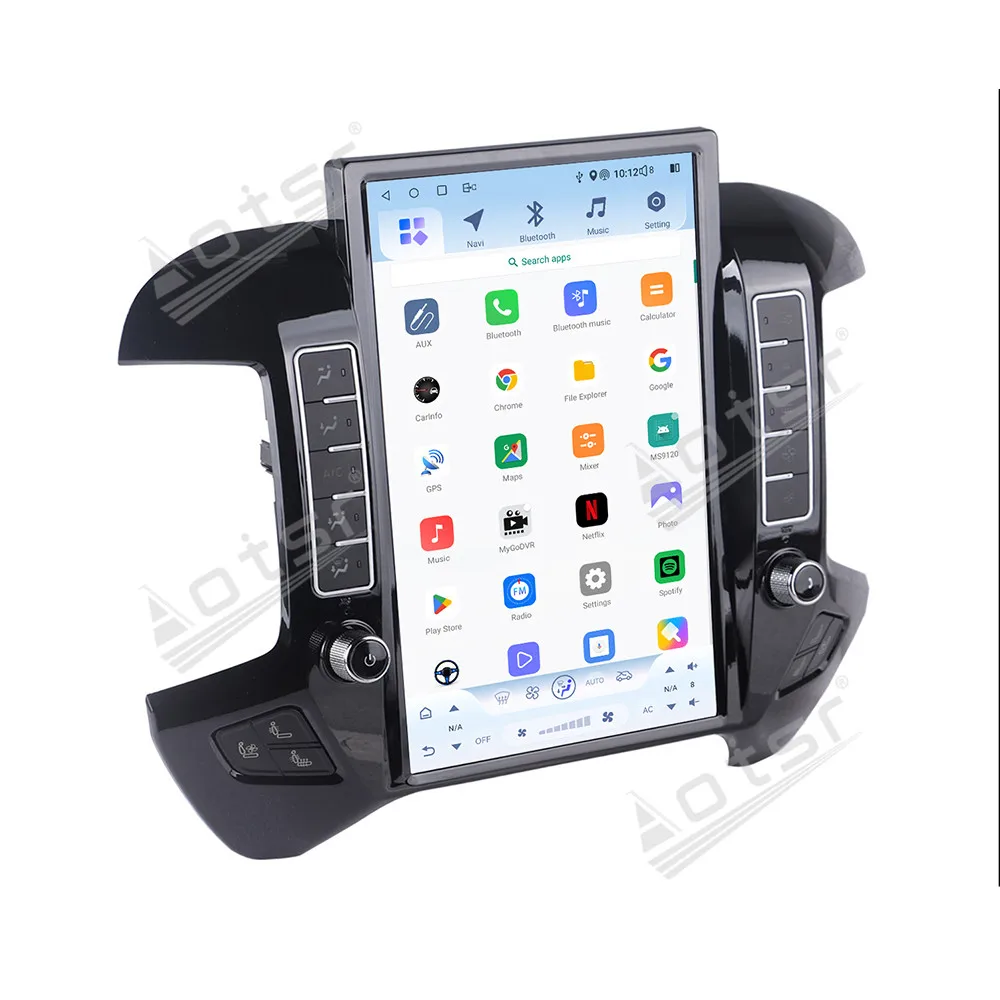 14,4 "Android para Chevrolet GMC Silverado 2013 2014 2015 2016 2017 2018 2019 Radio de coche estéreo pantalla Qualcomm navegación GPS DSP