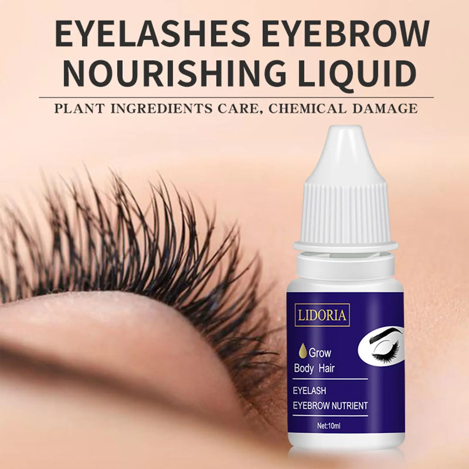 Eyebrow Growth Serum Nourishing Follicles Lashes Enhancer Thick Eyelash Nutrition Liquid Extension Thicker Healthier 2024