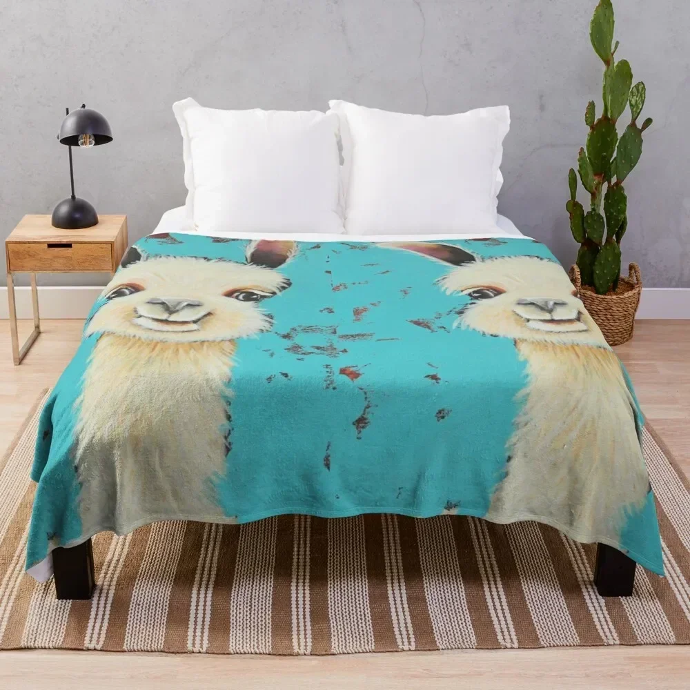 

Llama Sue Throw Blanket Cozy Warm Blanket for Bed Room Decor