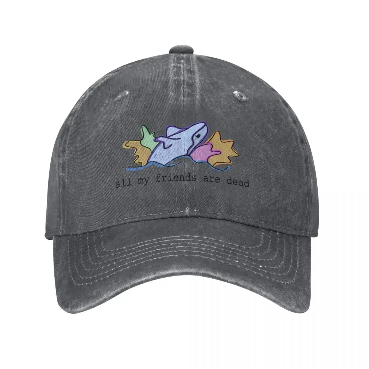 

all my friends are deadCap Baseball Cap designer cap Brand Man cap Luxury man Mens Women's