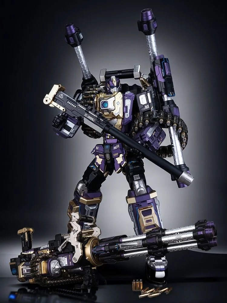 Gatling Judge Decider Firing Bullets Hard Man Overwhelmer Transformable Gun Model Toy King