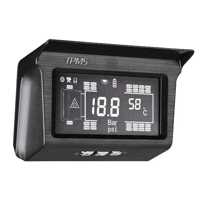 SPY 18 Wheels Solar Tire Pressure Monitoring System Tpms Sensor Digital Truck Tire Gauges