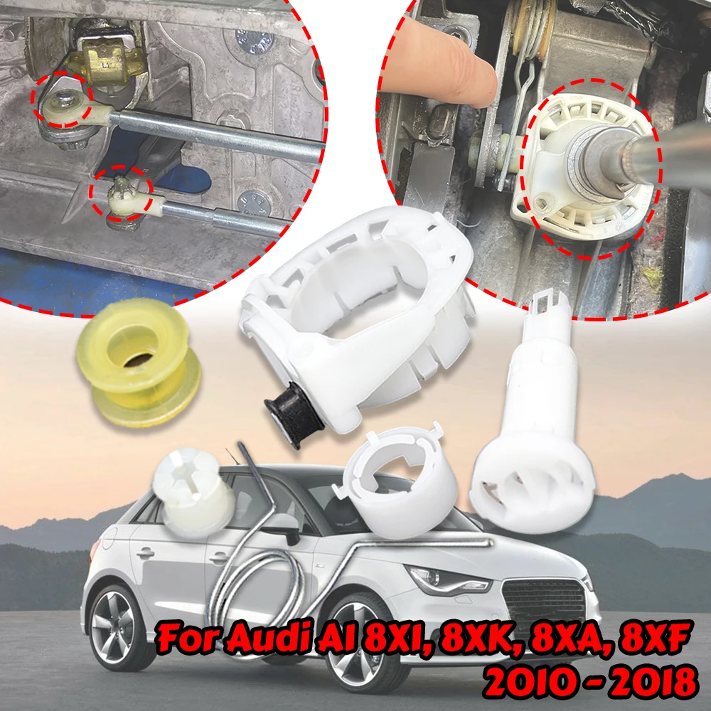 

For Audi A1 8X1 8XK 8XA 8XF Upgrade Manual Gear Lever Spring Bearing Shell Socket Bushing Linkage Selector Shifting Repair Set