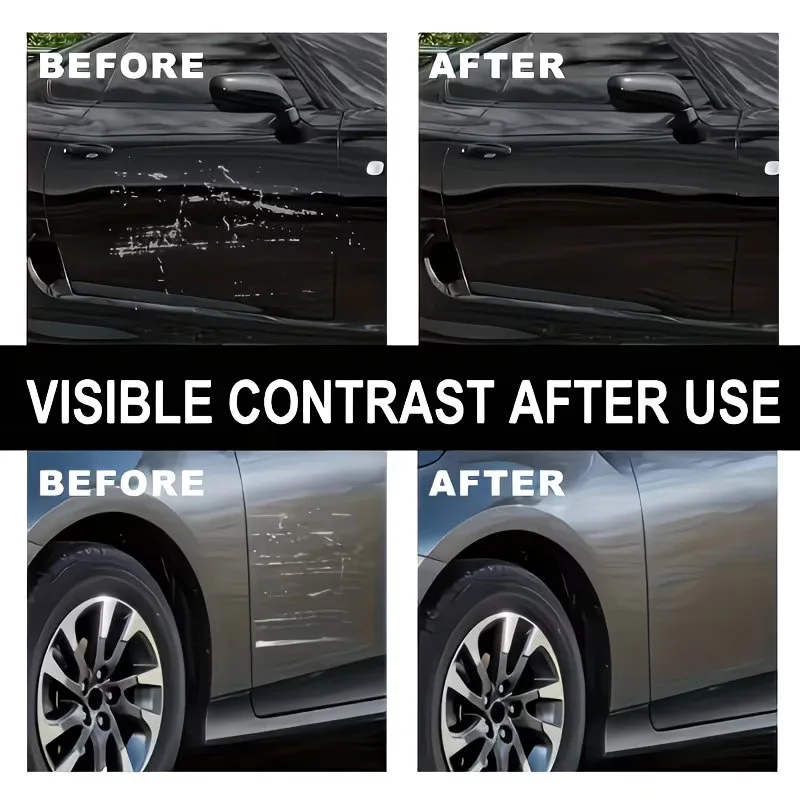 Car Scratch Repair Kit with Sponge Easy Polishing Durable Paint Care Combo for Daily Use Vehicles view 3