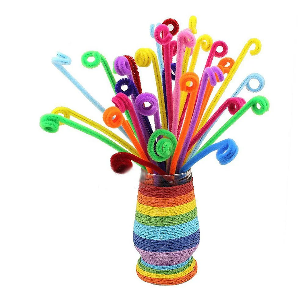 500pcs Colorful DIY Craft Chenille Stems Twistable Stick Kids Cleaners Child Handcraft Rod Handmade DIY Materials Educationa