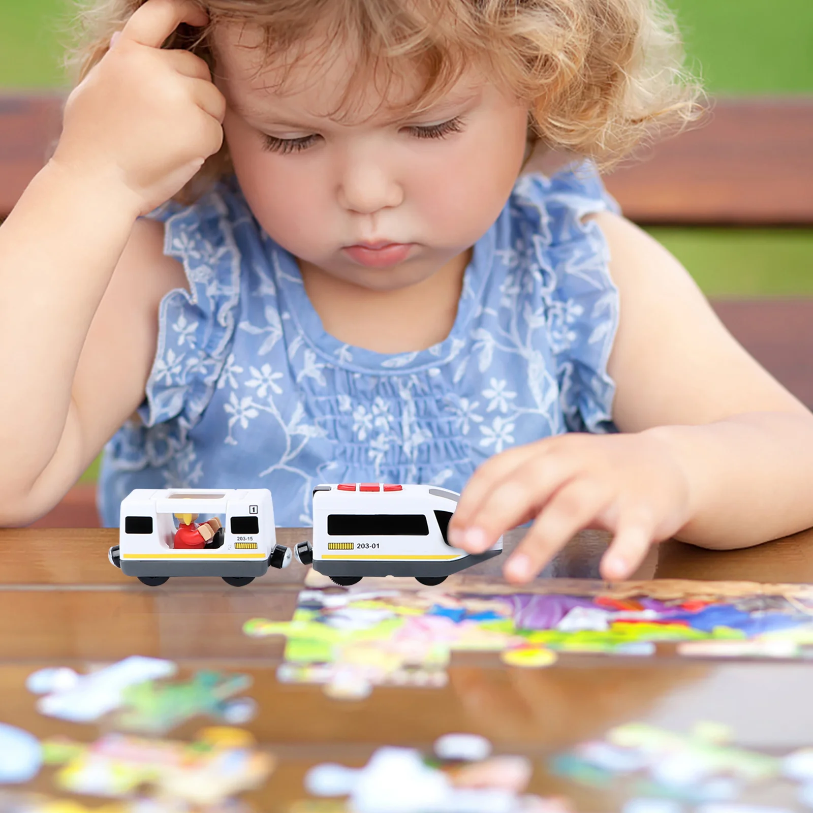 Train Kids Educational Gift Emulational Details Durable Safe Ideal for Playing Collection Decoration No