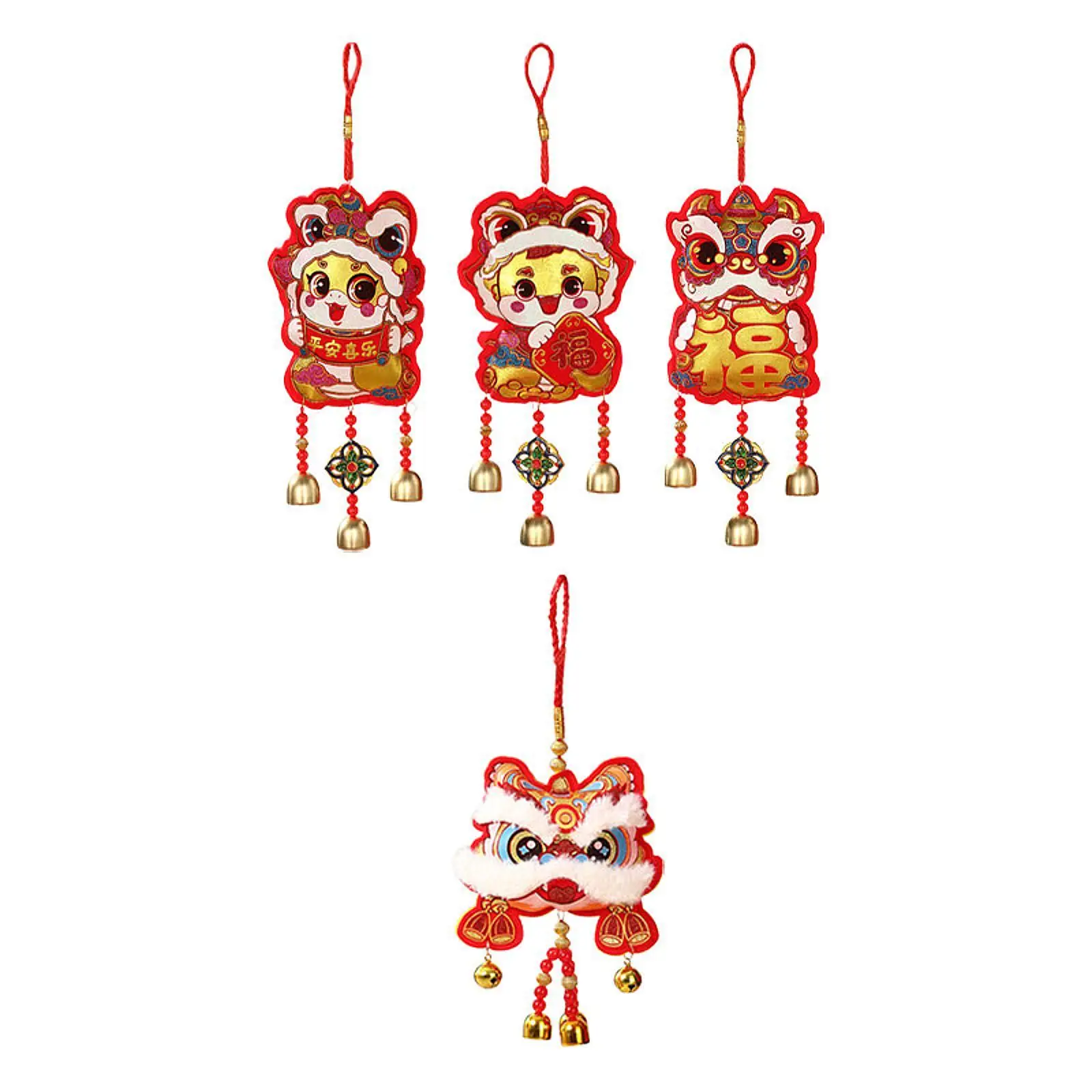 2025 Chinese New Year Hanging Ornament, Snake Year Decoration, Spring Festival Hanging Decoration Lucky Charm for Shop Window