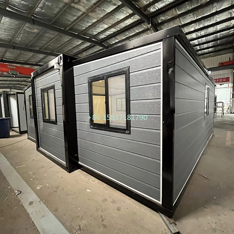 Modern Container House China Manufacturer Tiny House Prefabricated Fold Out Home Container 2 Bedrooms Expandable Folding House