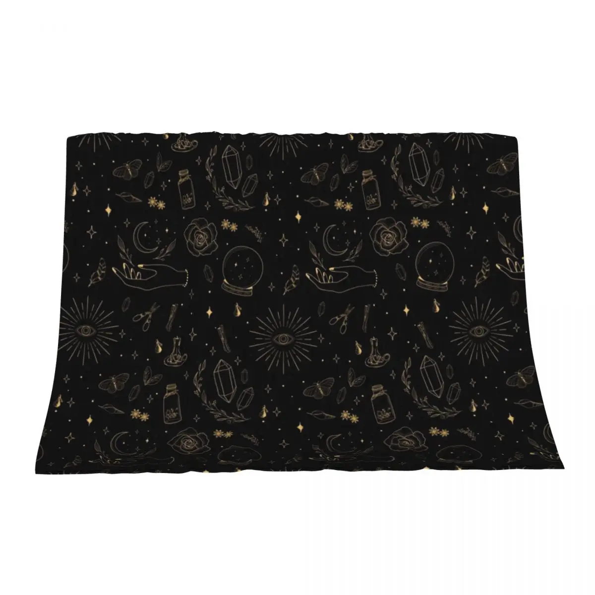 

High Vibe Witchy Things (Black) Throw Blanket Kid'S Sofa Throw Beach Blankets