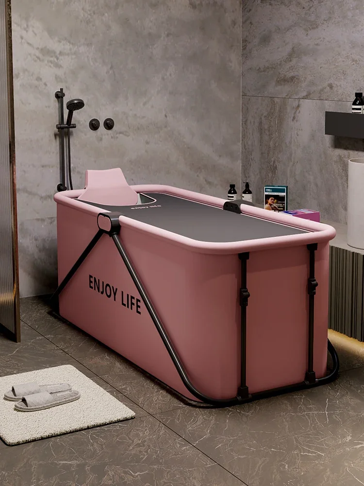 

Bathing bucket for adults, folding bathtub, bath bucket for children, fully thickened household bidet, bath bucket